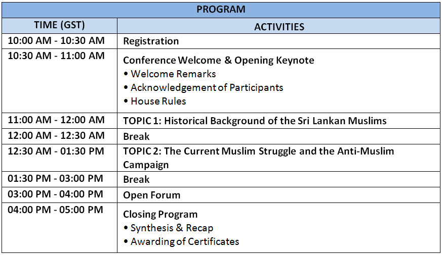 program-dubai-conference-on-the-awareness-of-the-muslim-way-of-life-in-sri-lanka